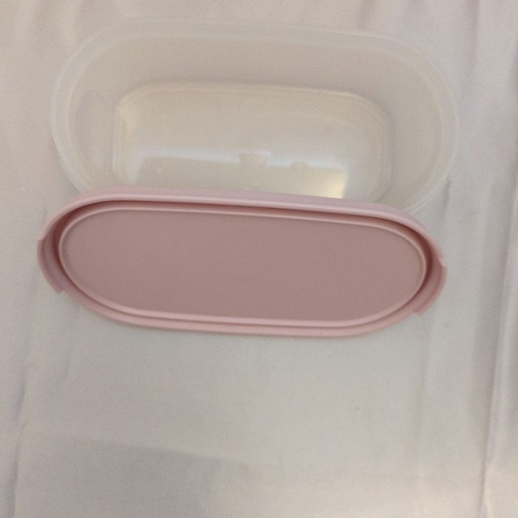 Tupperware 3 piece modular mate set with pink lids - Picture 6 of 6